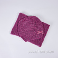 Customized knitted hat and scarf set for women